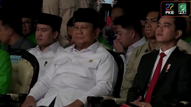Presiden Prabowo Subianto hadir di Harlah PKB. [Youtube]
